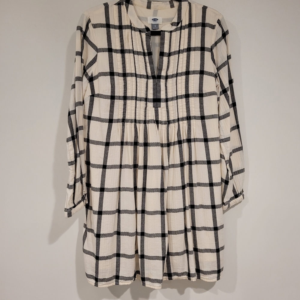 Plaid Tunic dress shirt